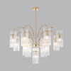 Миниатюра фото потолочная люстра на штанге lumion opulenta 8413/13 латунь | 220svet.ru